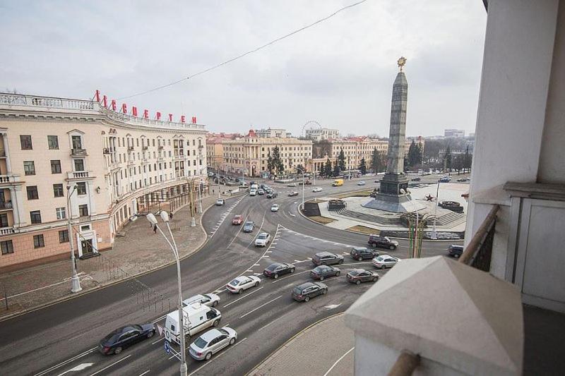 Апартаменты Площадь Победы Minsk Exteriör bild