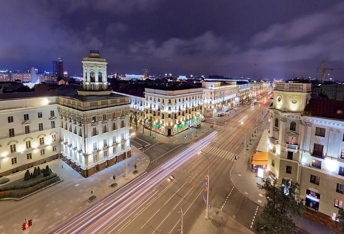 Апартаменты Площадь Победы Minsk Exteriör bild